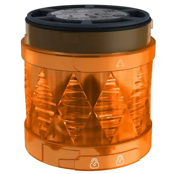 Schneider Electric - XVUC25 - Tower light ,steady, orange unit - 1