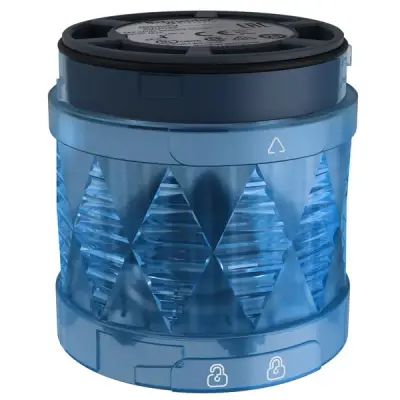 Schneider Electric - XVUC26 - Tower light ,steady, blue unit - 1