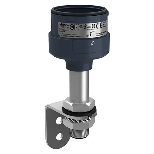 Schneider Electric - XVUZ100T - METAL BRACKET WITH 100MM POLE, BLACK - 1