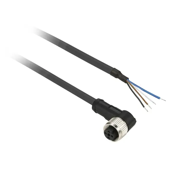 Schneider Electric - XZCP1041L10 - PROLONGATEUR PUR FEMELLE, M8, 4 BROCHES, - 1