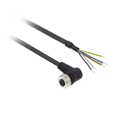Schneider Electric - XZCP1264L2 - PRE-WIRED CONNECTOR M12 5PIN PUR 2M - 1