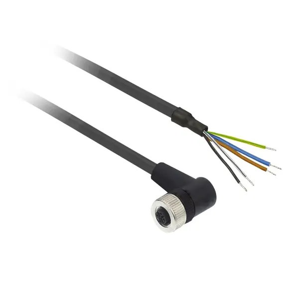 Schneider Electric - XZCP1264L2 - PRE-WIRED CONNECTOR M12 5PIN PUR 2M - 1