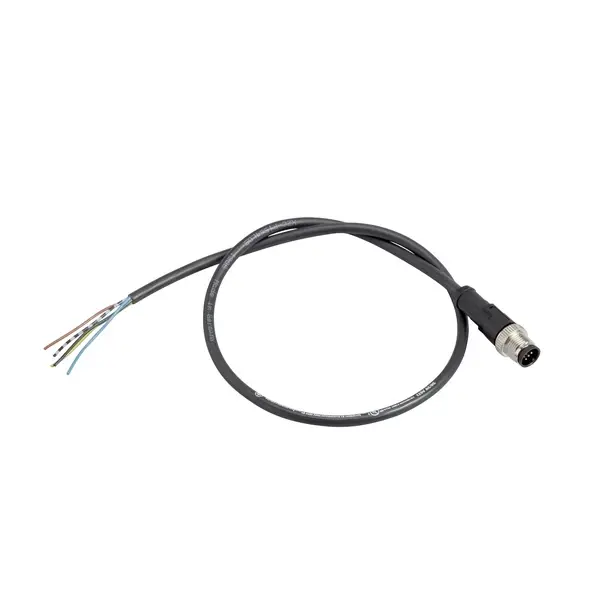 Schneider Electric - XZCP1541L5 - PRE WIRED CONNECTOR M12 MALE STRAIGHT 4P - 1