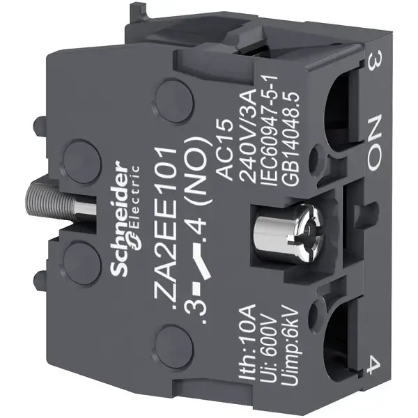 Schneider Electric - ZA2EE101 - CONTACTBLOCK,1NO - 1