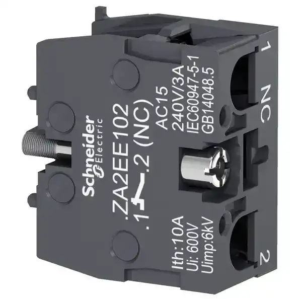 Schneider Electric - ZA2EE102 - CONTACTBLOCK,1NC - 1