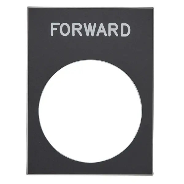 Schneider Electric - ZB2BY2305 - legend 30 x 40 mm black f - 1