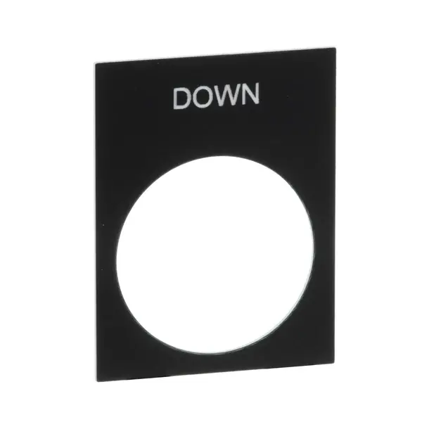 Schneider Electric - ZB2BY2308 - legend 30 x 40 mm black u - 1