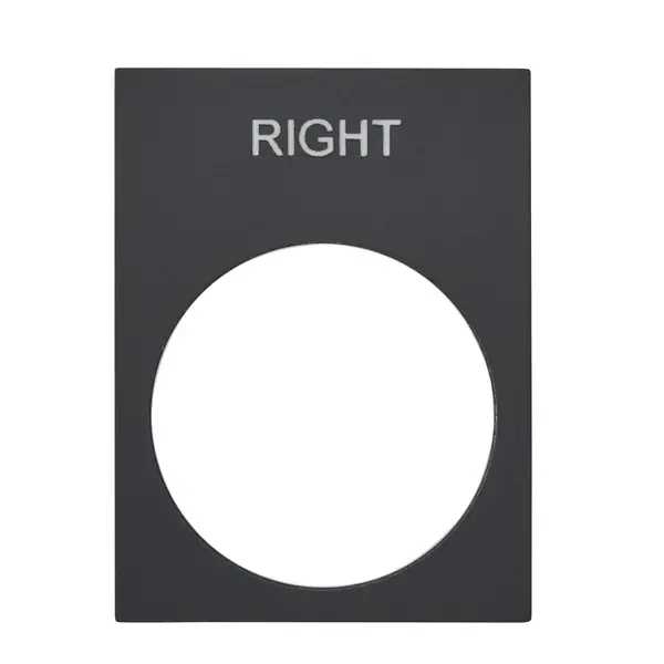 Schneider Electric - ZB2BY2309 - legend 30 x 40 mm black u - 1