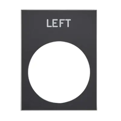 Schneider Electric - ZB2BY2310 - legend 30 x 40 mm black u - 1