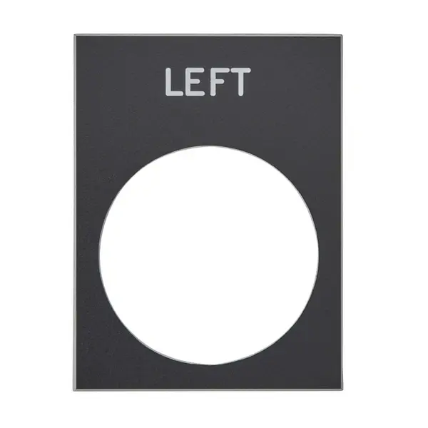 Schneider Electric - ZB2BY2310 - legend 30 x 40 mm black u - 1