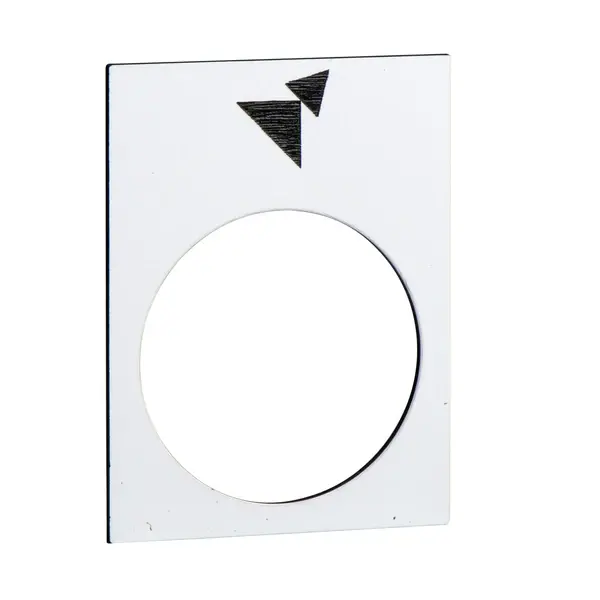 Schneider Electric - ZB2BY4965 - legend 30 x 40 mm white f - 1