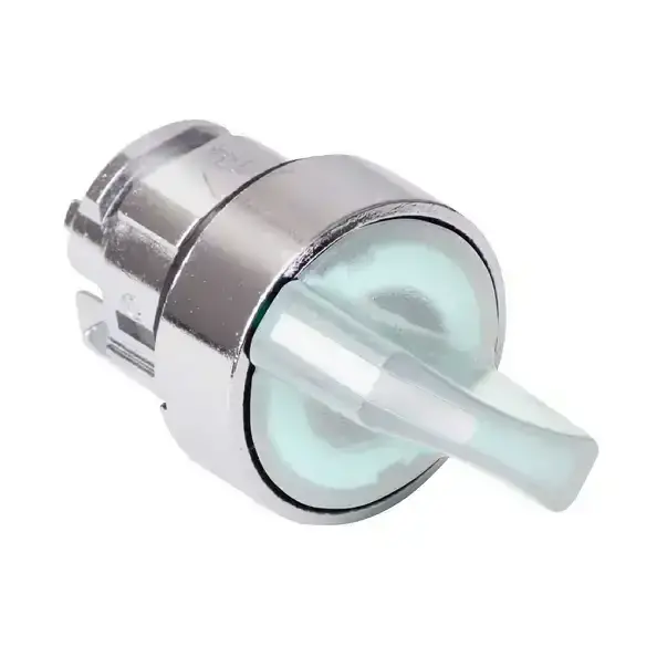 Schneider Electric - ZB4BK1213 - Illumi.pushbutton head, 2pos., white - 1
