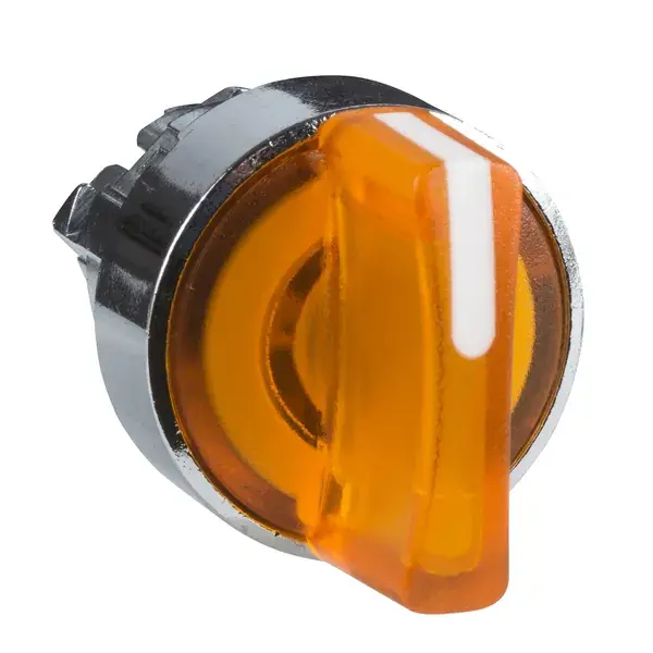 Schneider Electric - ZB4BK1253 - Illumi.pushbutton head, 2pos., orange - 1