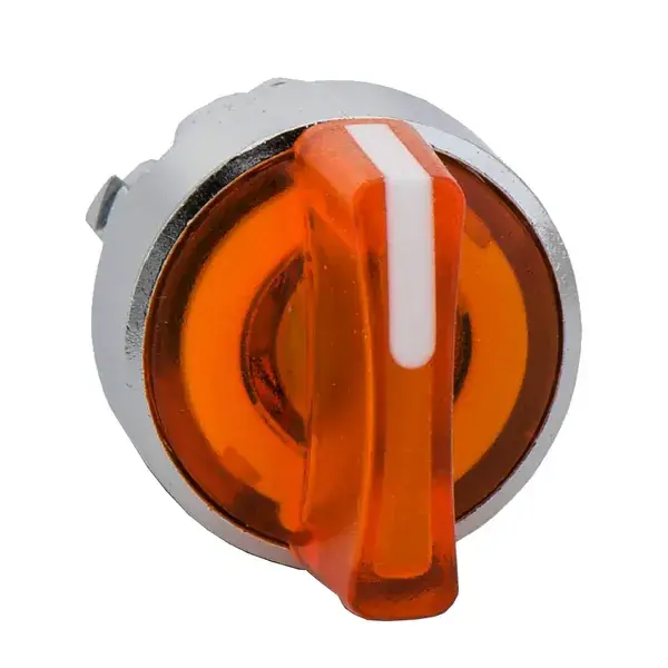 Schneider Electric - ZB4BK1353 - Illumi.pushbutton head, 3pos., orange - 1