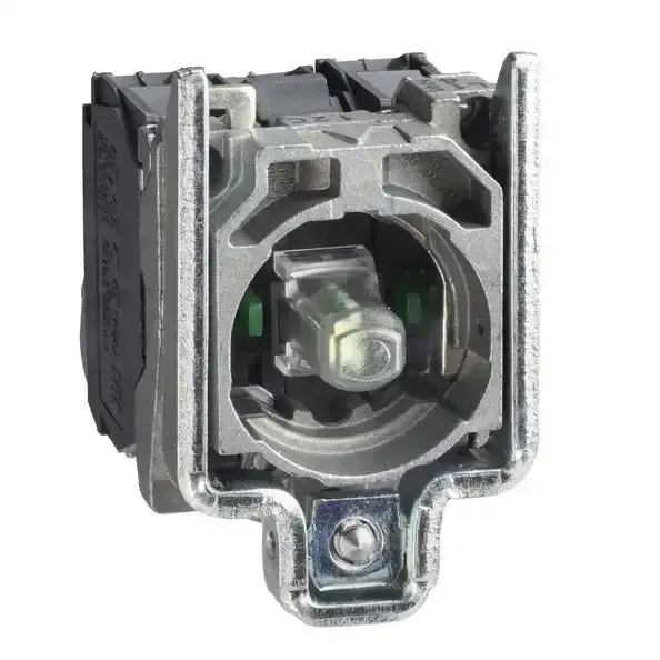 Schneider Electric - ZB4BW0M13 - Body for illum. pb, LED, 230VAC, white - 1