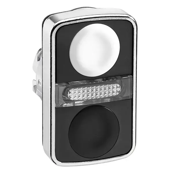 Schneider Electric - ZB4BW7A1720 - METAL DOUBLE HEADED PUSHBUTTONS WITH PIL - 1
