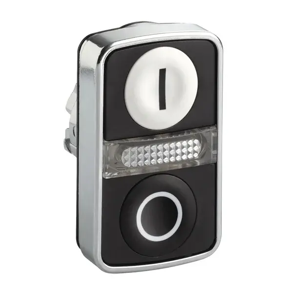 Schneider Electric - ZB4BW7A1721 - metal double headed pushb - 1
