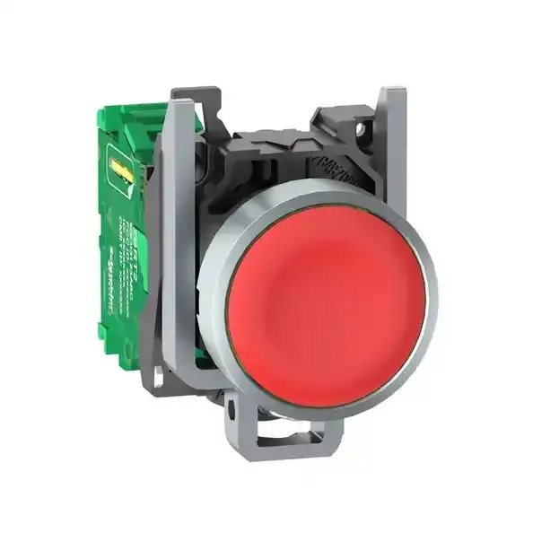 Schneider Electric - ZB4RTA4 - Wireless batteryless pb, red, metal - 1