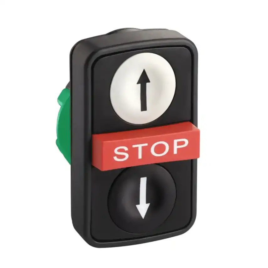 Schneider Electric - ZB5AA71124 - PLASTIC DOUBLE HEADED PUSHBUTTONS WITH S - 1