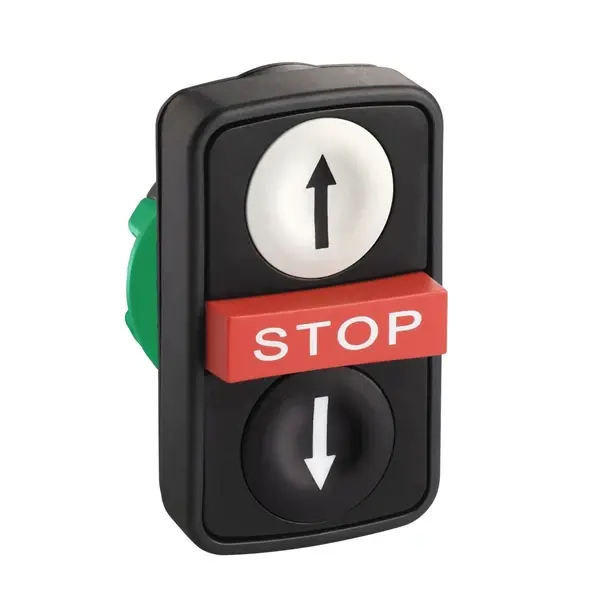 Schneider Electric - ZB5AA71124 - PLASTIC DOUBLE HEADED PUSHBUTTONS WITH S - 1