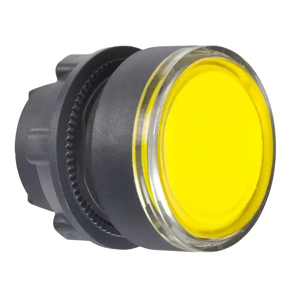 Schneider Electric - ZB5AH083 - ZB5 YELLOW ILLUM. LED PUSH PUSH BUT. FLU - 1