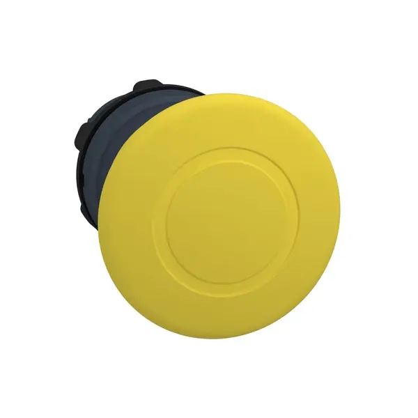 Schneider Electric - ZB5AT5 - YELLOW MUSHROOM LATCHING HEAD PUSH-PULL - 1