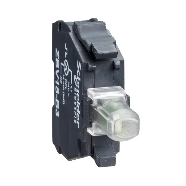 Schneider Electric - ZBV18B4 - BLINK RD LED 24V LIGHT BL - 1