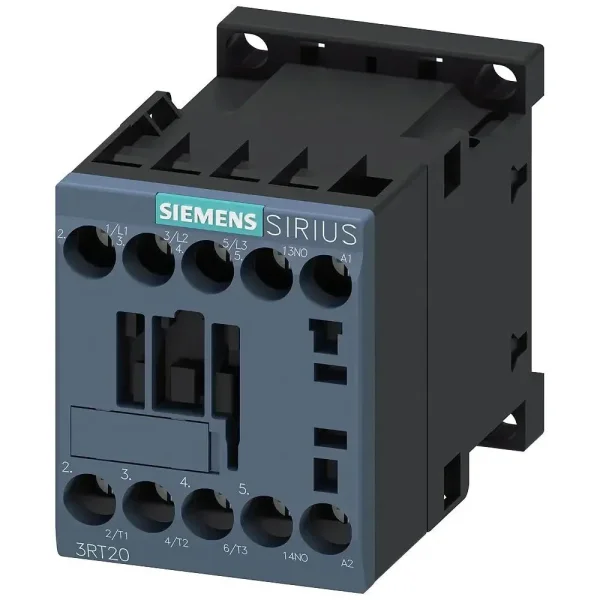 Siemens - 3RT2016-1AP01 - Power Contactor, Ac-3 9 A, 4 Kw / 400 V 1 No, 230 V Ac, 50 / 60 Hz 3-pole, Size S00 Screw Terminal - 1