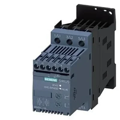 Siemens - 3RW3018-1BB14 - Sirius Soft Starter S00 17.6 A, 7.5 Kw/400 V, 40 Β°c 200-480 V Ac, 110-230 V Ac/dc Screw Terminals - 1
