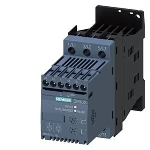 Siemens - 3RW3018-1BB14 - Sirius Soft Starter S00 17.6 A, 7.5 Kw/400 V, 40 Β°c 200-480 V Ac, 110-230 V Ac/dc Screw Terminals - 1