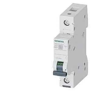 5SL6125-6 - Miniature Circuit Breaker 230/400 V 6ka, 1-pole, B, 25a - Siemens