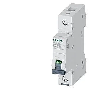 5SL6140-6 - Miniature Circuit Breaker 230/400 V 6ka, 1-pole, B, 40 A - Siemens