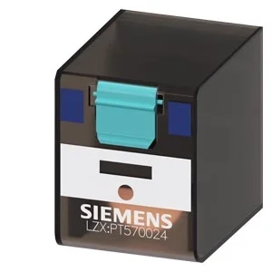 LZX:PT570024 - Plug-in Relay, 4 Changeover Contacts 24 V Dc, 6 A, Width 22.5 Mm For Lzs Sockets - Siemens