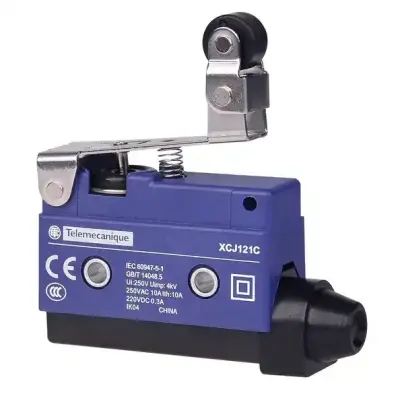 XCJ121C - Limit Switch, Short Flat Lever, Roller E - Telemecanique Sensors