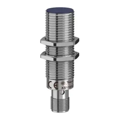 XS118BLPAM12 - Inductive Sensor M18 L64mm-sn5mm-m12 - Telemecanique Sensors
