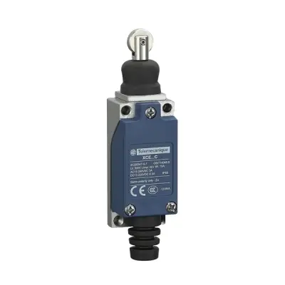 Telemecanique Sensors - XCE102C - Limit switch, Steel roller plunger, H - 2