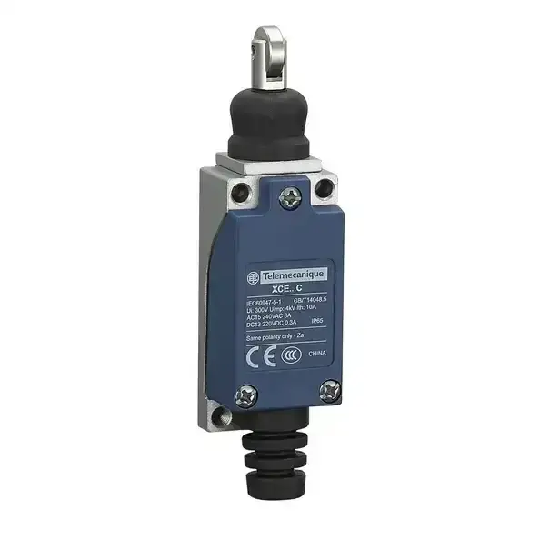 Telemecanique Sensors - XCE103C - Limit switch, Steel roller plunger, V - 1