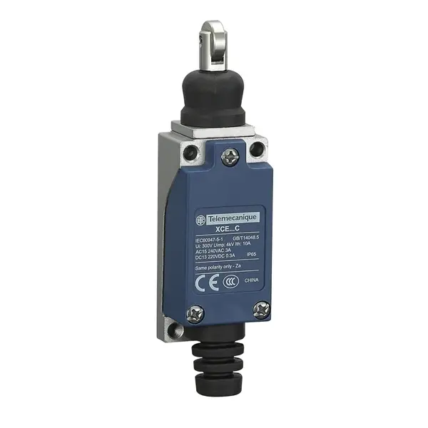Telemecanique Sensors - XCE103C - Limit switch, Steel roller plunger, V - 2