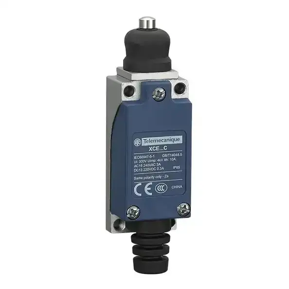 Telemecanique Sensors - XCE110C - Limit switch, Metal end plunger - 1