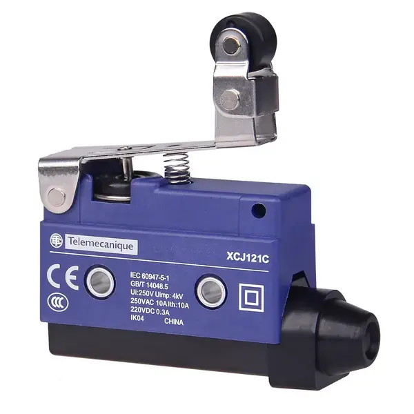 Telemecanique Sensors - XCJ121C - Limit switch, Short flat lever, roller e - 2