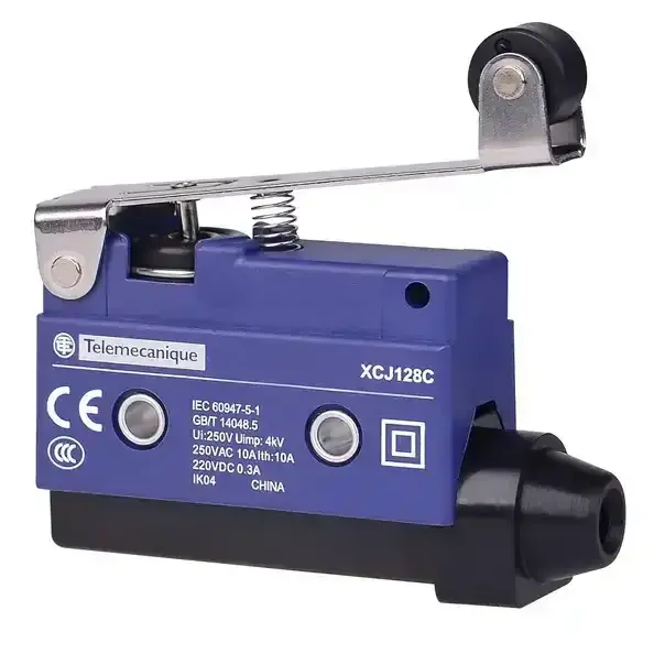 Telemecanique Sensors - XCJ128C - Limit switch, Long flat lever, roller en - 1