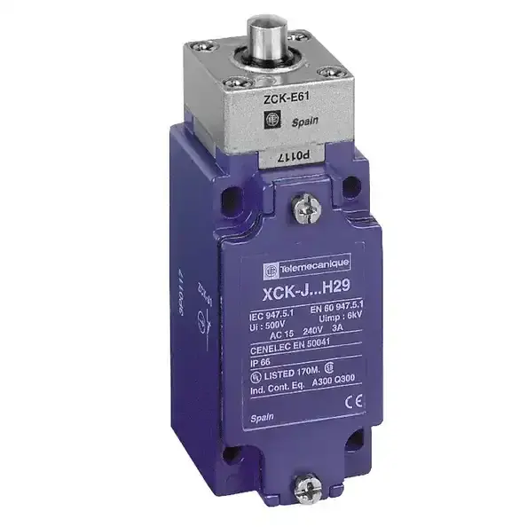Telemecanique Sensors - XCKJ161 - LIMIT SWITCH XCKJ METAL END PLUNGER - 1
