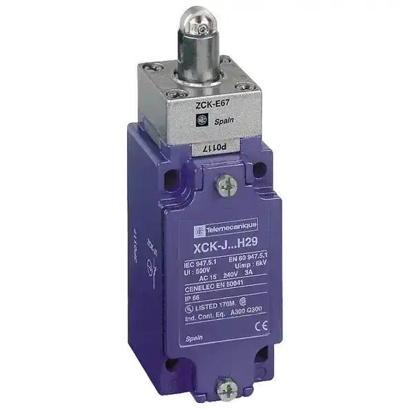 Telemecanique Sensors - XCKJ167 - LIMIT SWITCH XCKJ ROLLER PLUNGER - 1