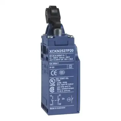 Telemecanique Sensors - XCKN2127P20 - LIMIT SWITCH XCKN ROLLER LEVER PLUNGER - 1