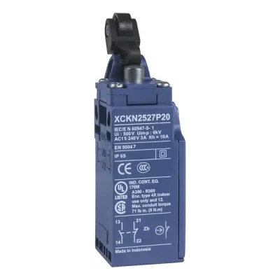 Telemecanique Sensors - XCKN2127P20 - LIMIT SWITCH XCKN ROLLER LEVER PLUNGER - 2