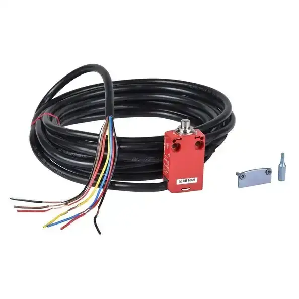 Telemecanique Sensors - XCSM4102L5 - SAFETY SWITCH ROLLER PLUNGER 2NC+2NO-5m - 1