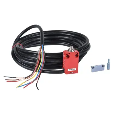 Telemecanique Sensors - XCSM4102L5 - SAFETY SWITCH ROLLER PLUNGER 2NC+2NO-5m - 2