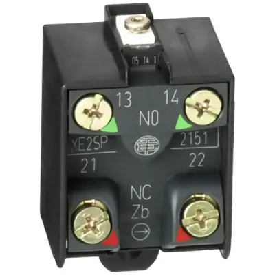 Telemecanique Sensors - XE2SP2151 - LIMIT SWITCH CONTACT BLOCK 1NC+1NO - 1