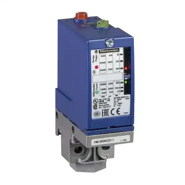 Telemecanique Sensors - XMLB070D2S11 - PRESSURE SWITCH XMLB ADJ. DIF. 70 BAR - 1