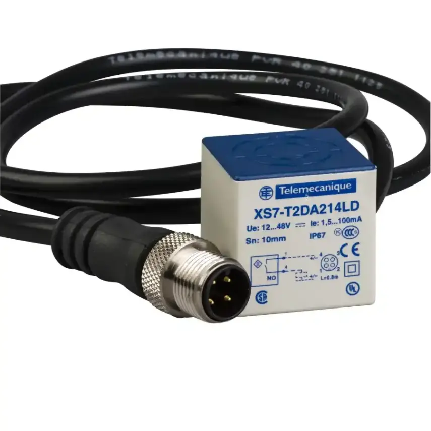 Telemecanique Sensors - XS7T2DA214LD01 - INDUCTIVE SENSOR 26x26x26 Sn10mm-M12 - 1